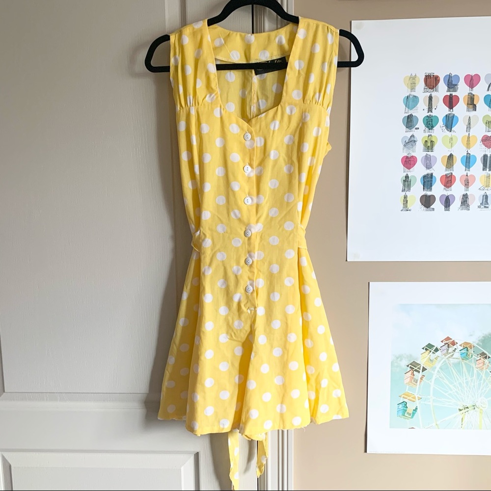 Vintage | Polka dot romper